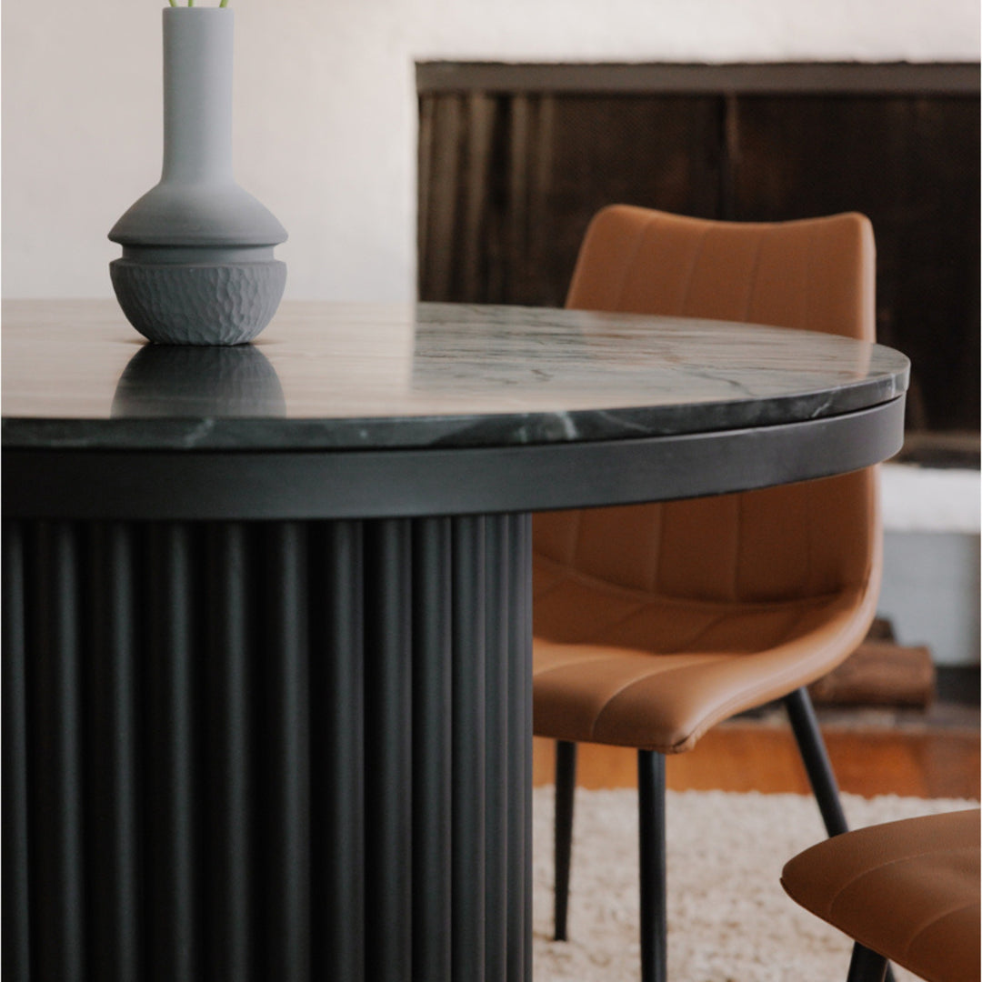 Cleo Dining Table - Black Marble