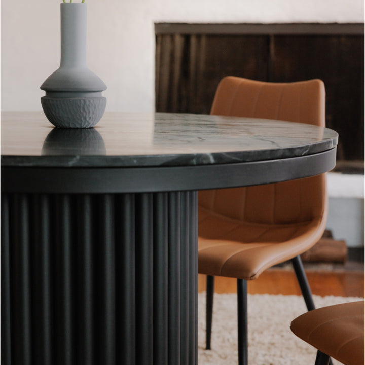 Cleo Dining Table - Black Marble