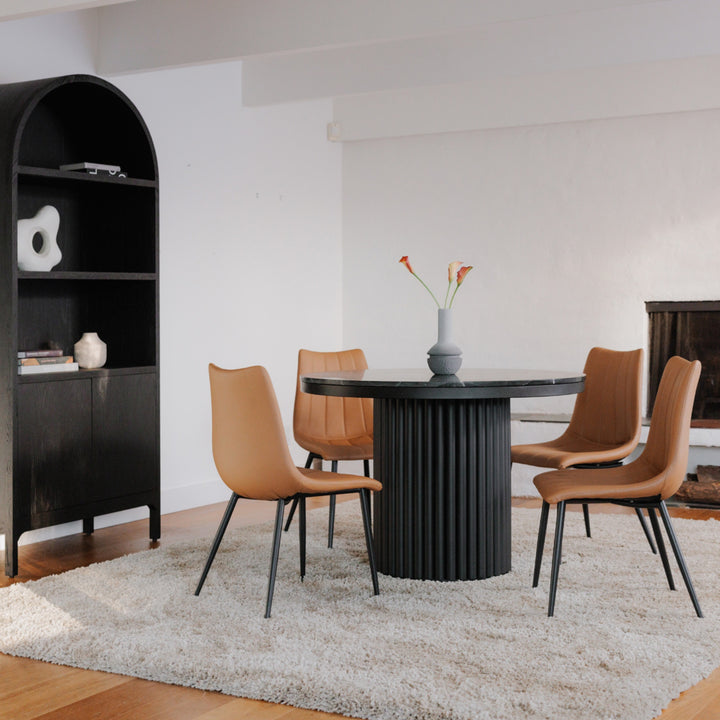 Cleo Dining Table - Black Marble