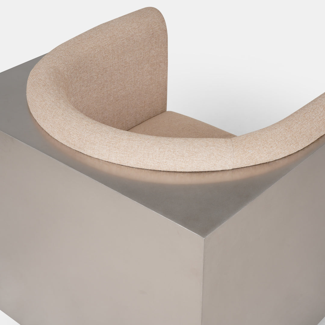 Cantera Stainless Steel Lounge Chair