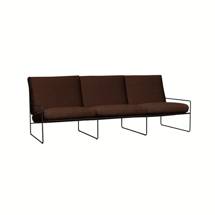 Desert 3-seater - Black - Pure Bouclé