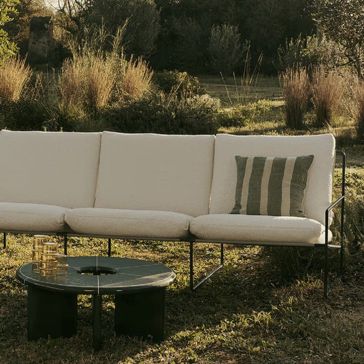 Desert 3-seater - Black - Pure Bouclé