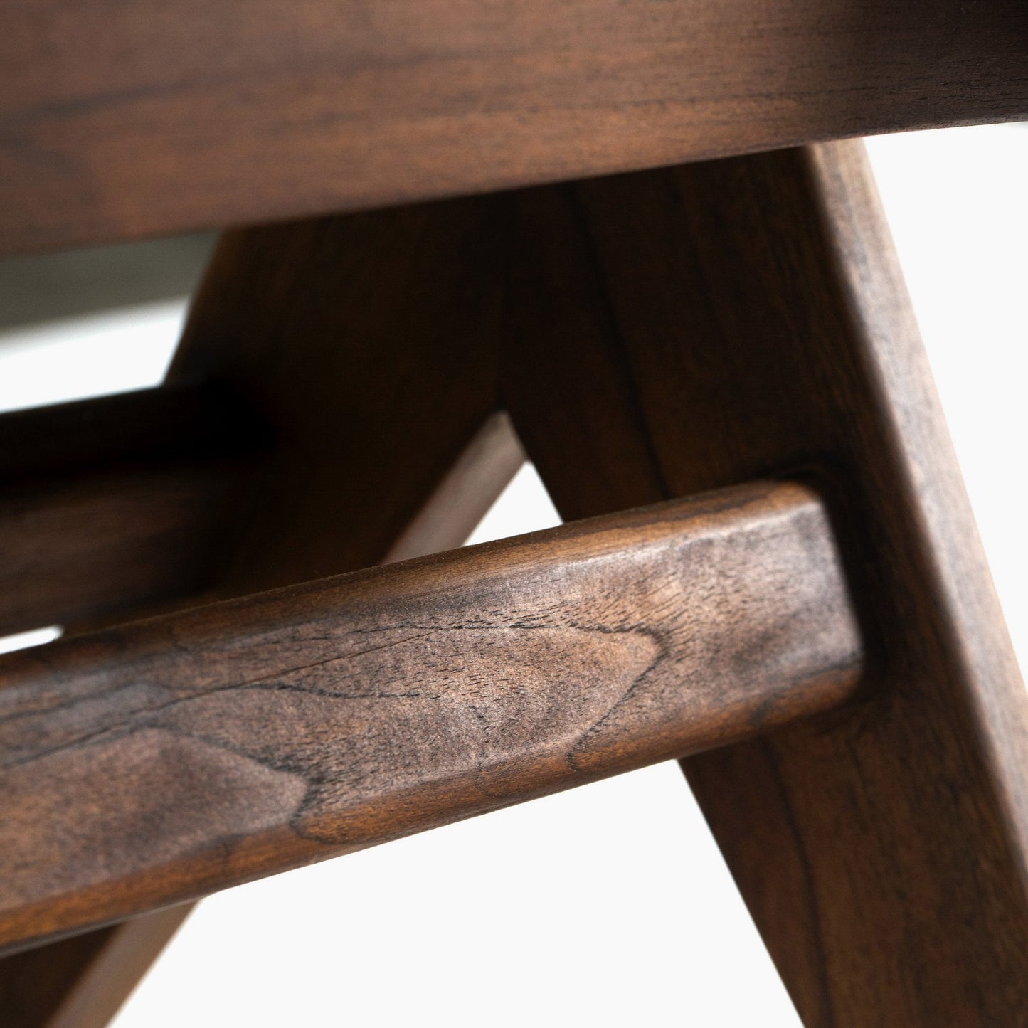 Jeanneret Armless Dining Chair - Black Teak - Floor Model - Grade A