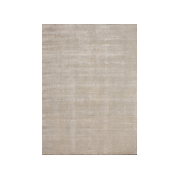 Soft Grey Earth Bamboo Rug