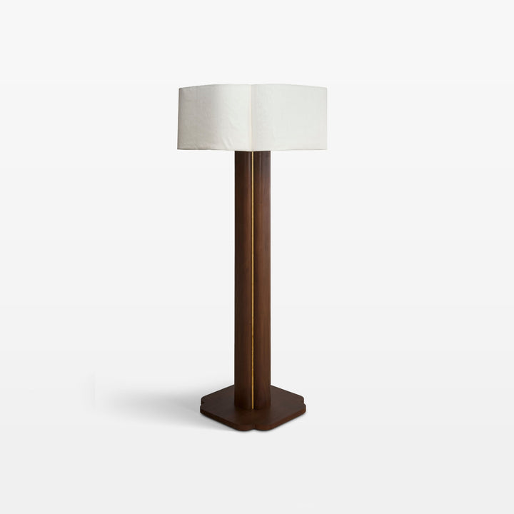 Elyse Oversized Floor Lamp - Mahogany