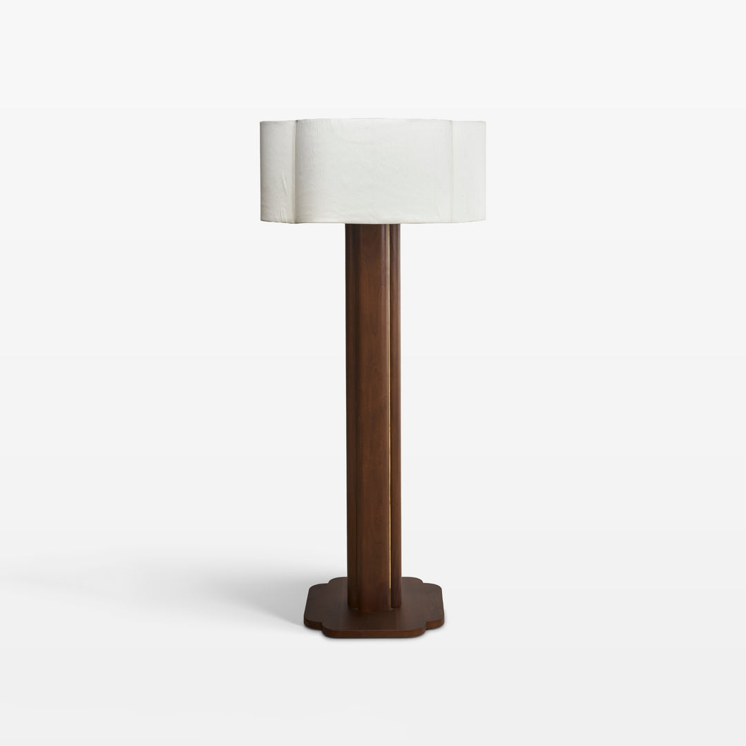 Elyse Oversized Floor Lamp - Mahogany