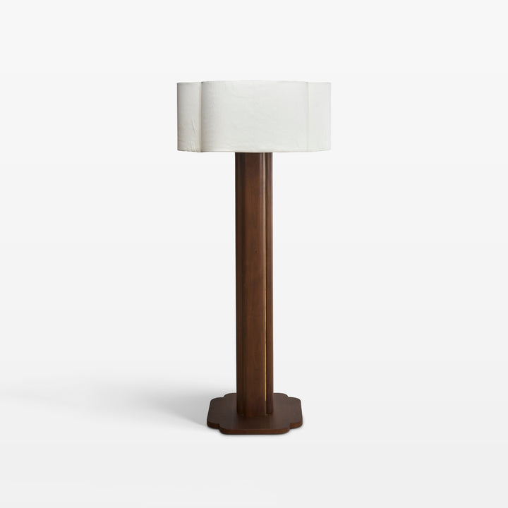 Elyse Oversized Floor Lamp - Mahogany