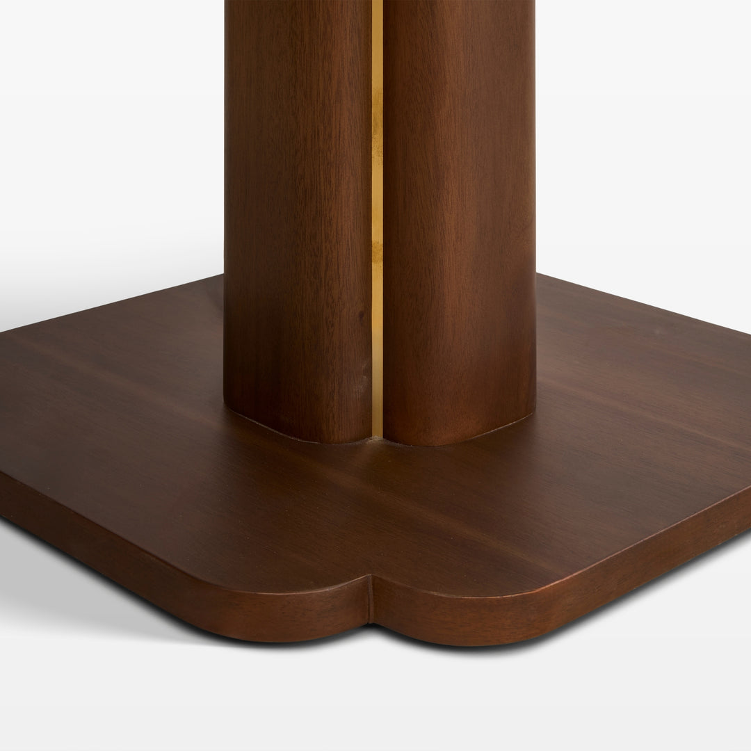 Elyse Oversized Floor Lamp - Mahogany