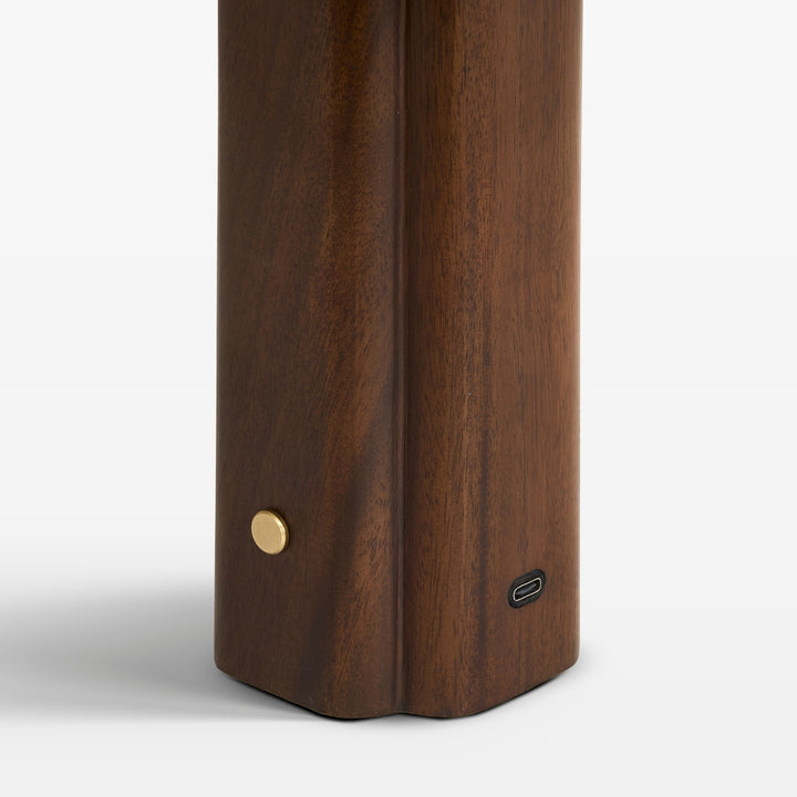 Elyse Portable Lamp - Mahogany