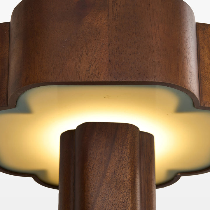 Elyse Portable Lamp - Mahogany