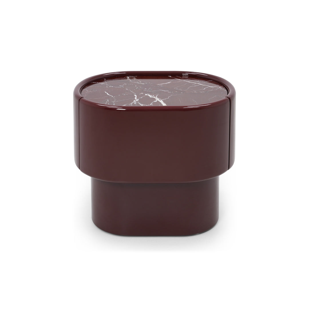 Maris End Table - Dark Red / Rosso Lepanto