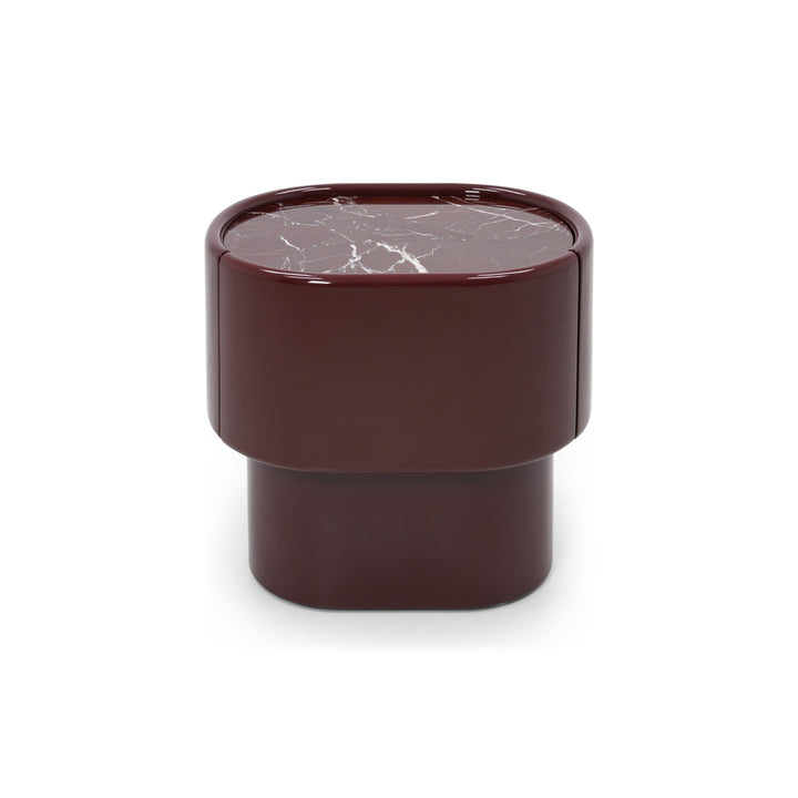 Maris End Table - Dark Red / Rosso Lepanto