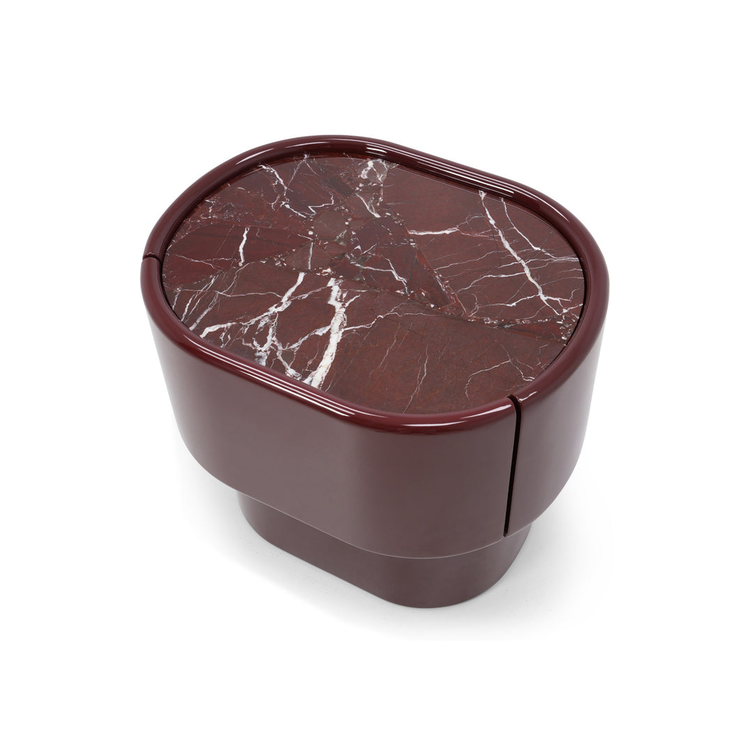 Maris End Table - Dark Red / Rosso Lepanto