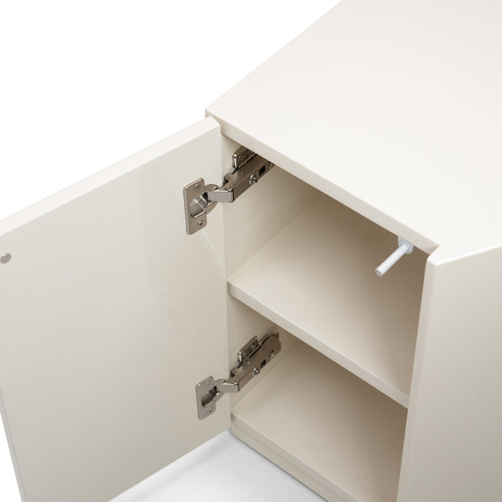 Eliza Side Table - Ecru White