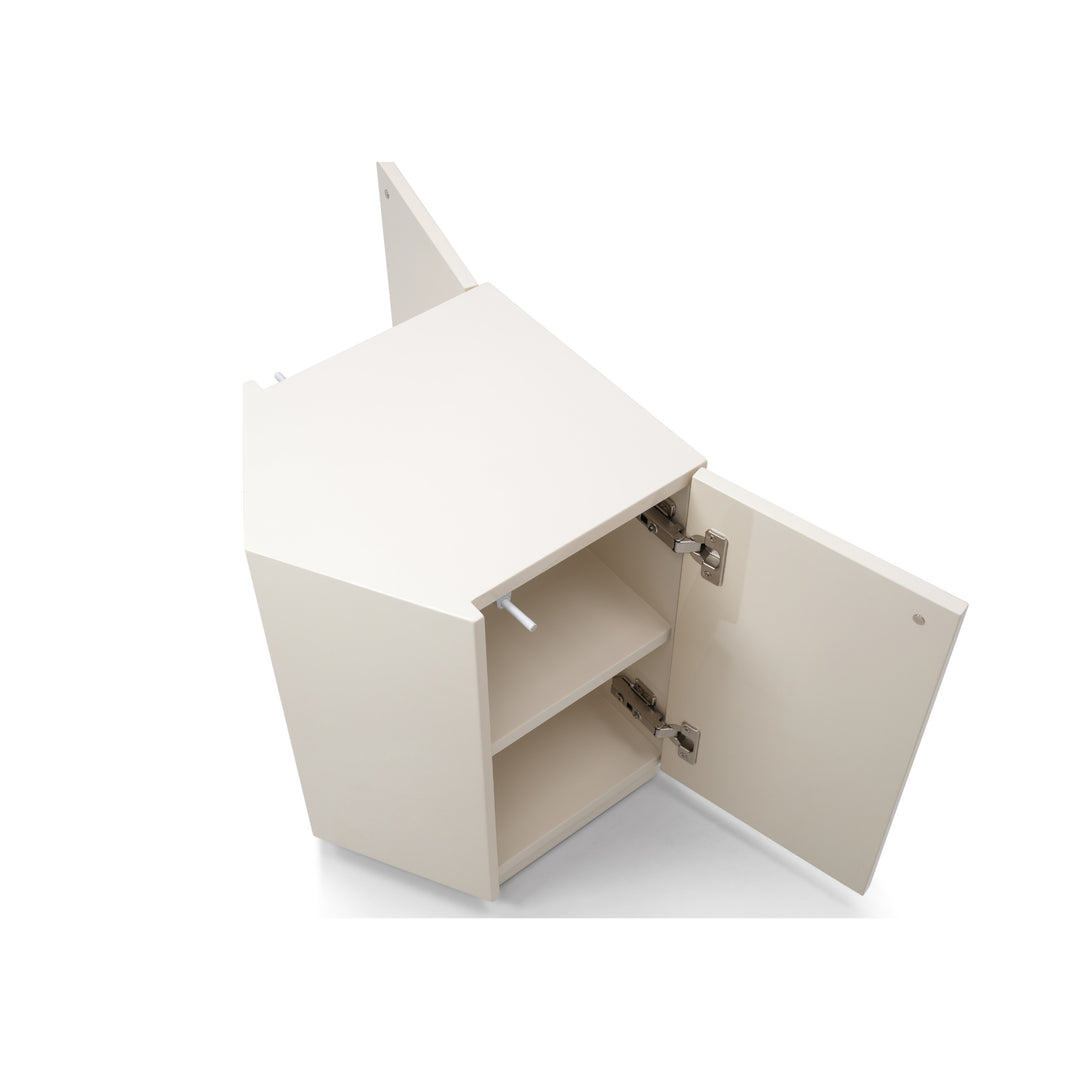 Eliza Side Table - Ecru White