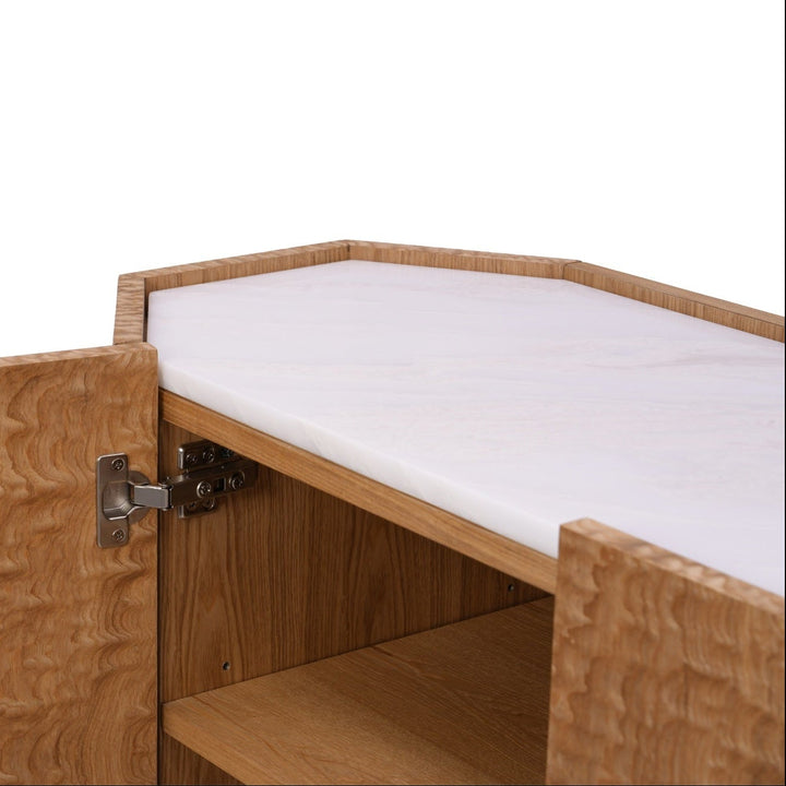 Facet Console Cabinet - Tamo Ash Natural
