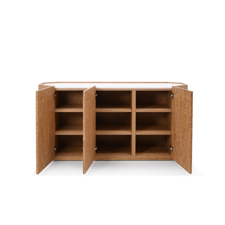 Facet Console Cabinet - Tamo Ash Natural