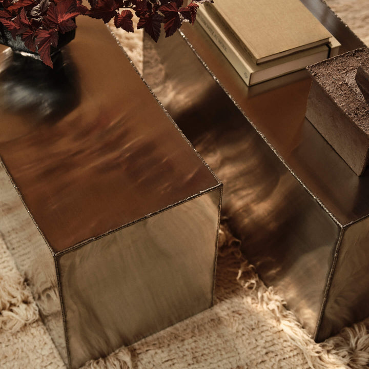 Ferra Coffee Table - Stainless Steel