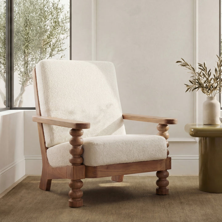 Fiona Accent Chair - Off White