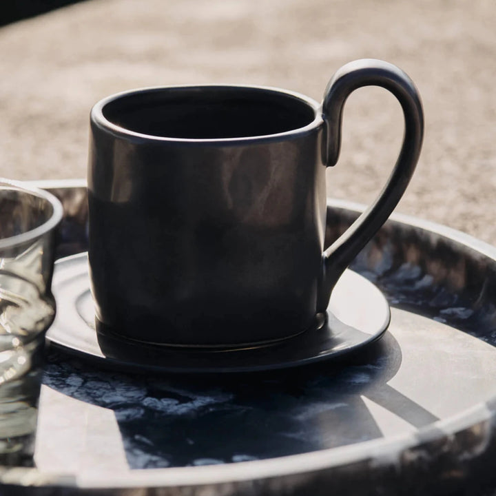 Flow Mug with Saucer