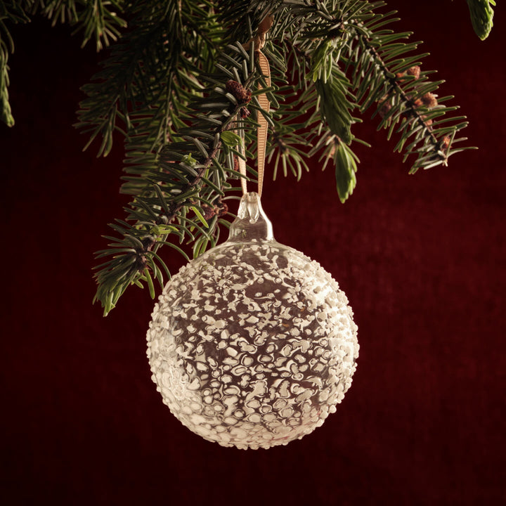 Flurry Glass Baubles - Set of 3