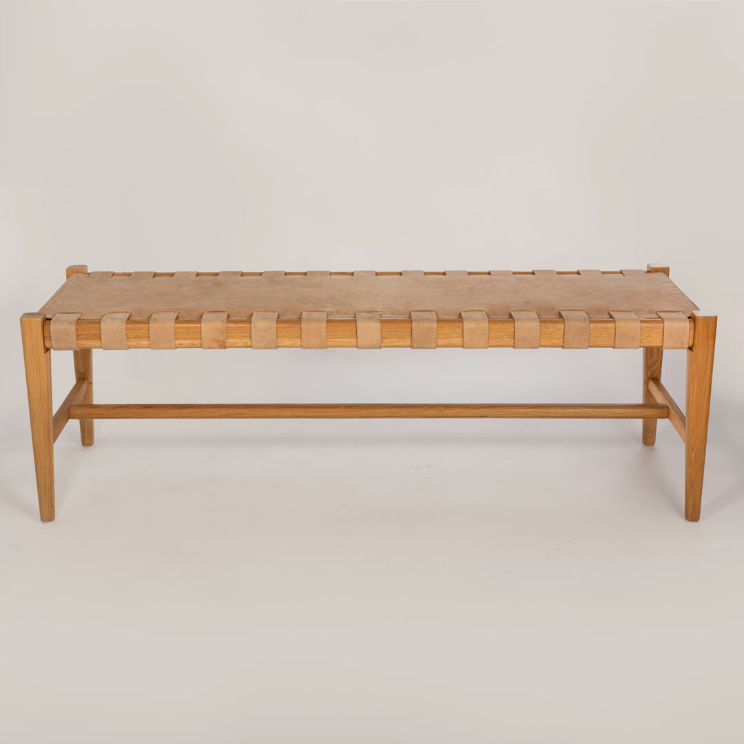 Pismo Leather Bench