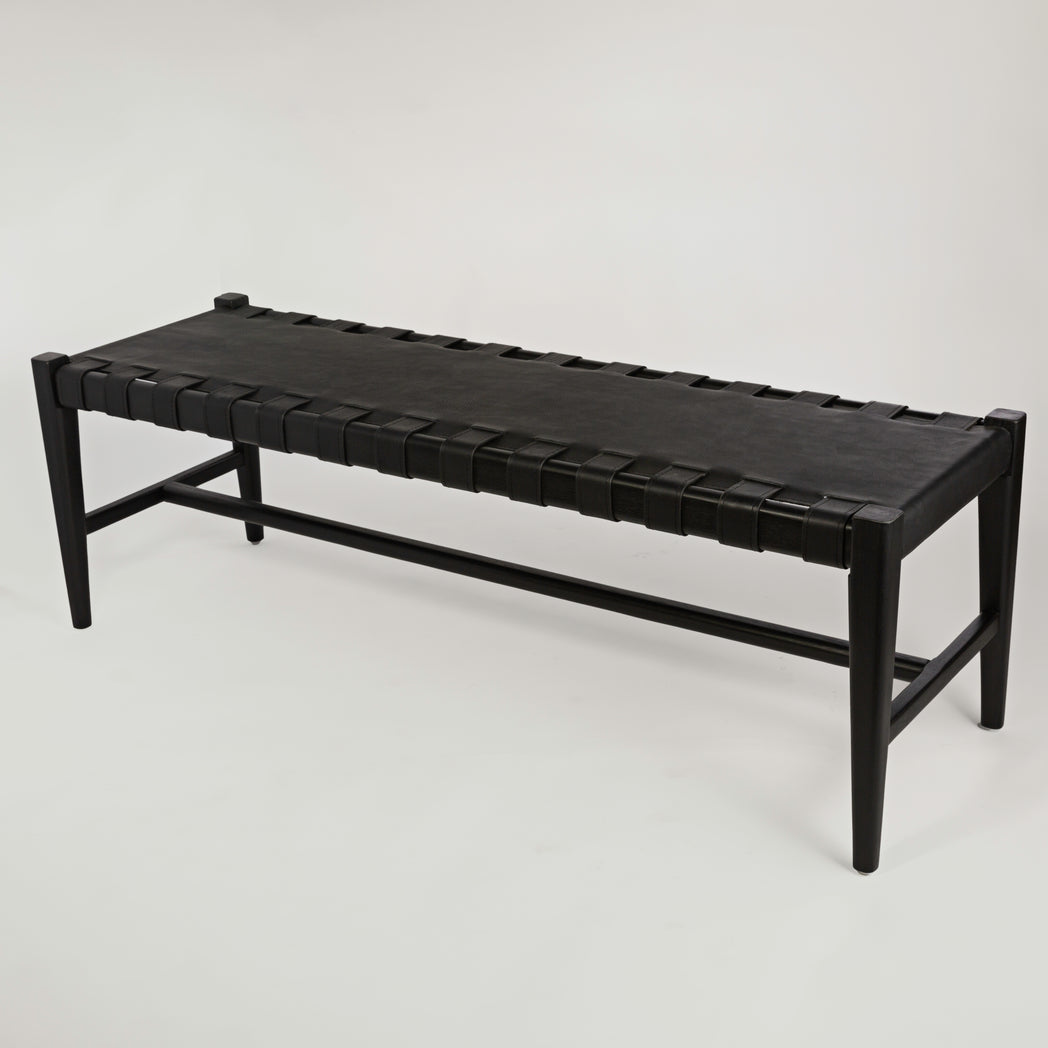 Pismo Leather Bench