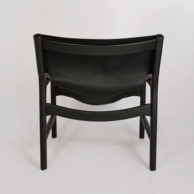 Ojai Leather & Oak Lounge Armchair
