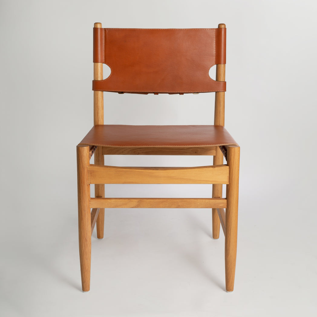Cabrillo Leather & Oak Dining Chair