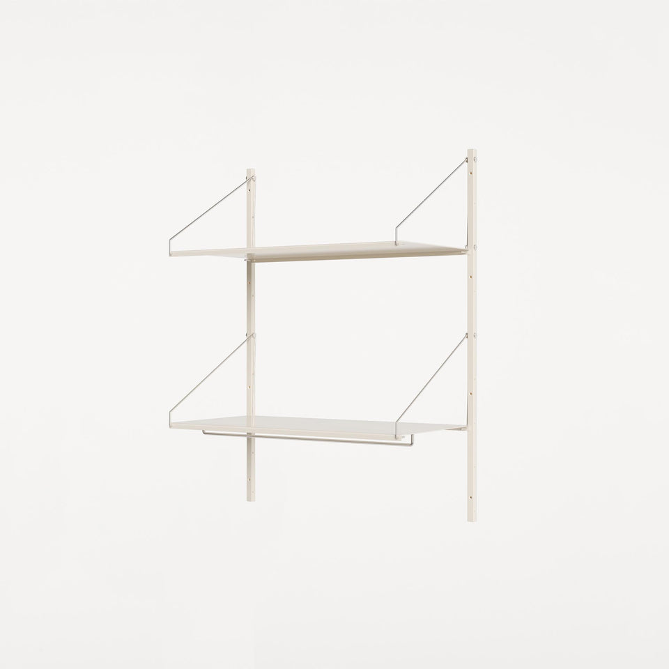 Shelf Library with Hanger Section