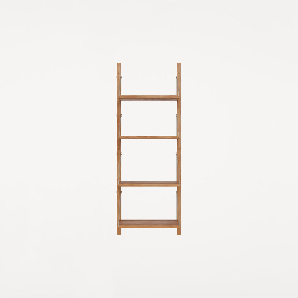 Shelf Library Single Section | Natural Oak