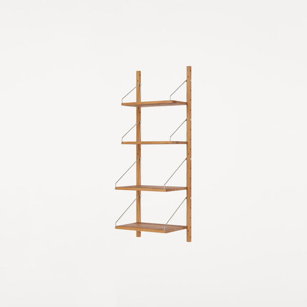 Shelf Library Single Section | Natural Oak