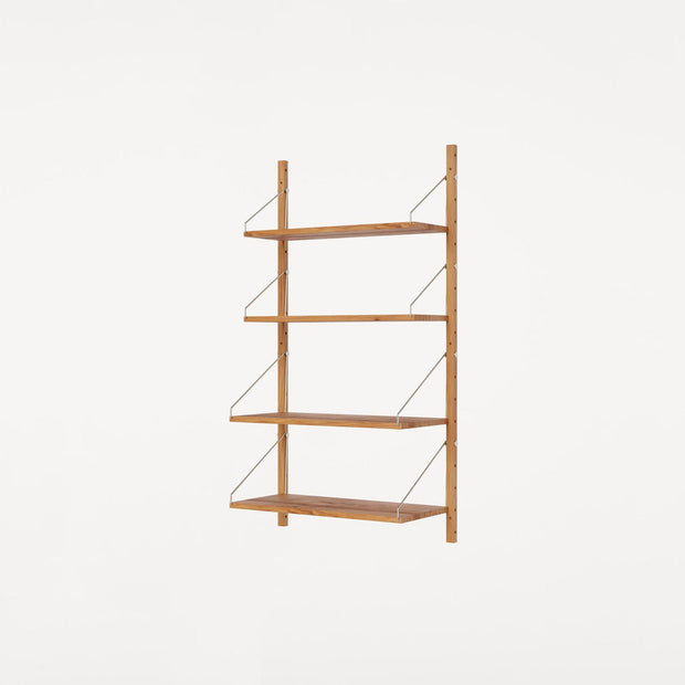 Shelf Library Single Section | Natural Oak