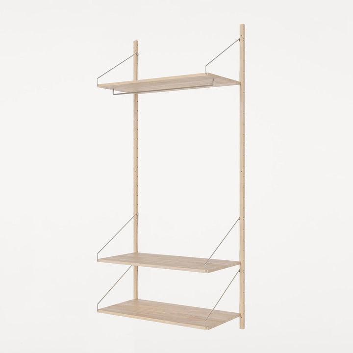 Shelf Library with Hanger Section