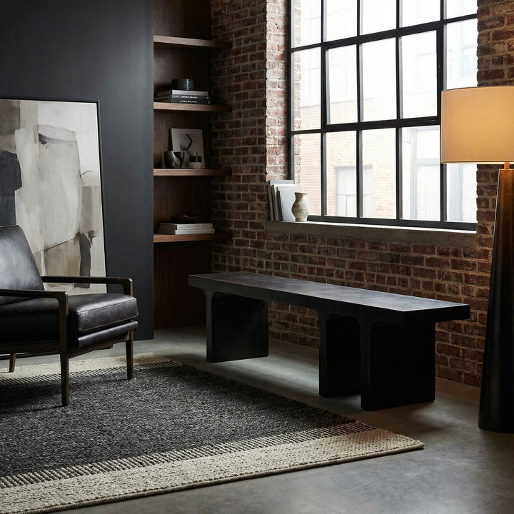 Kir Bench, Hand Rubbed Black