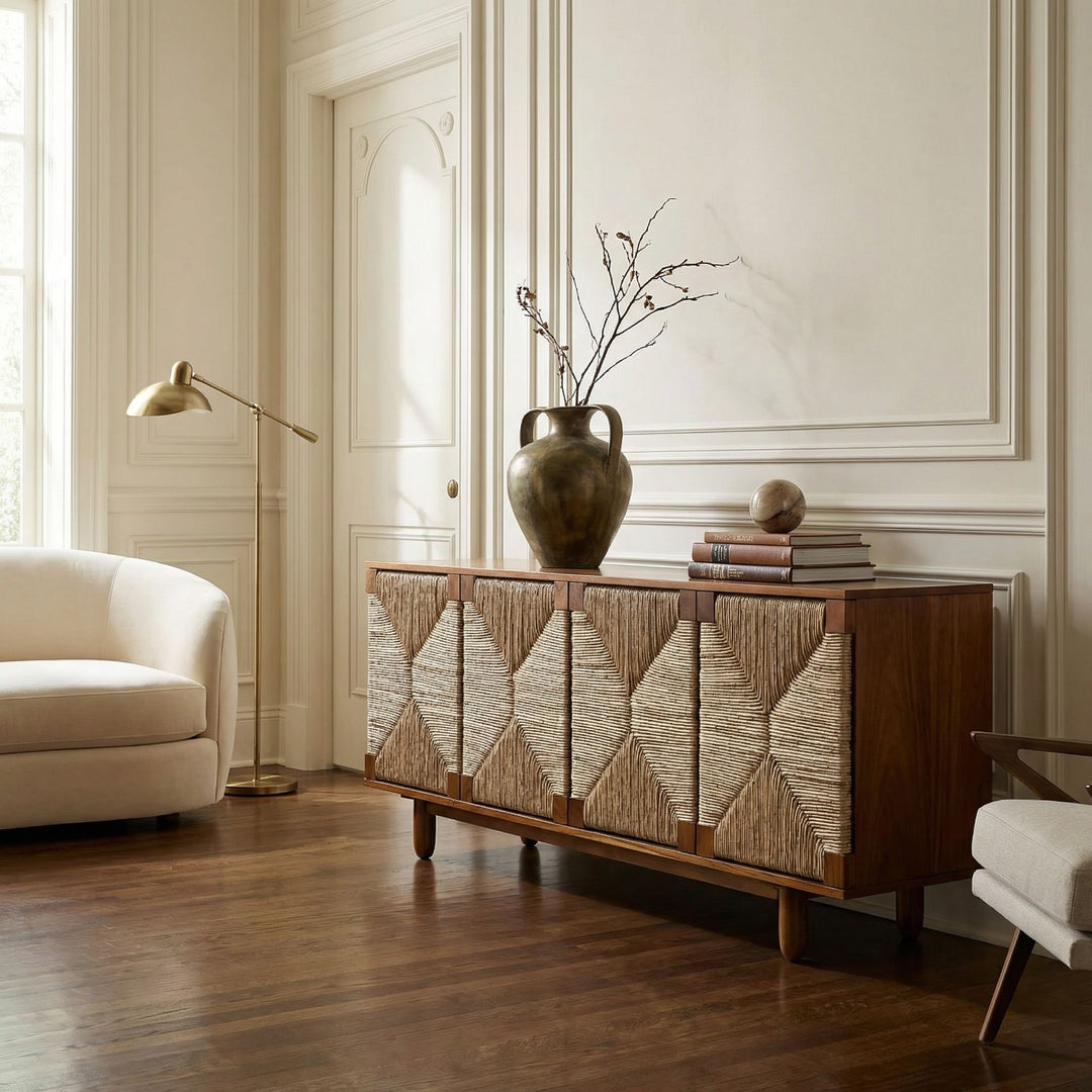 Paisley 4 Door Sideboard, Teak