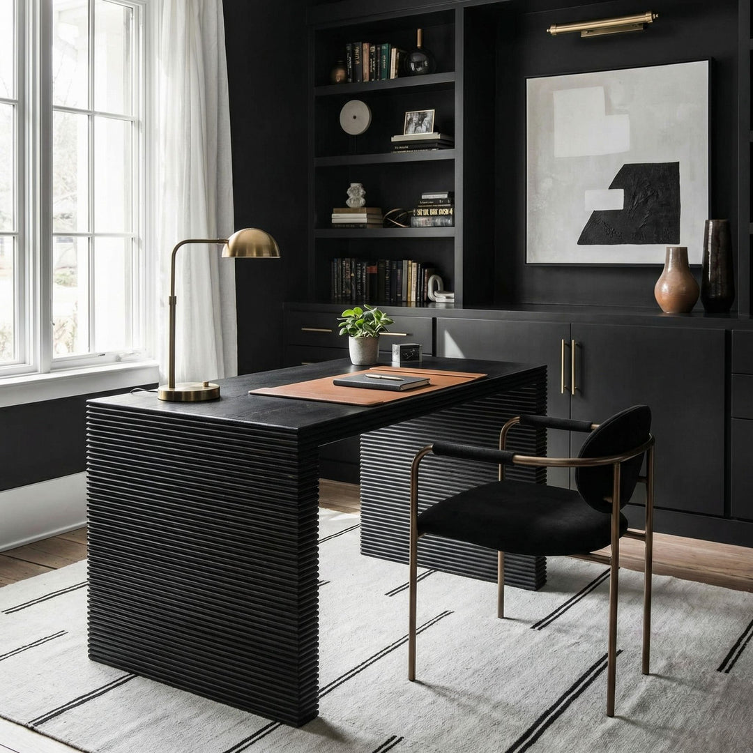 Marshall Desk - Hand Rubbed Black