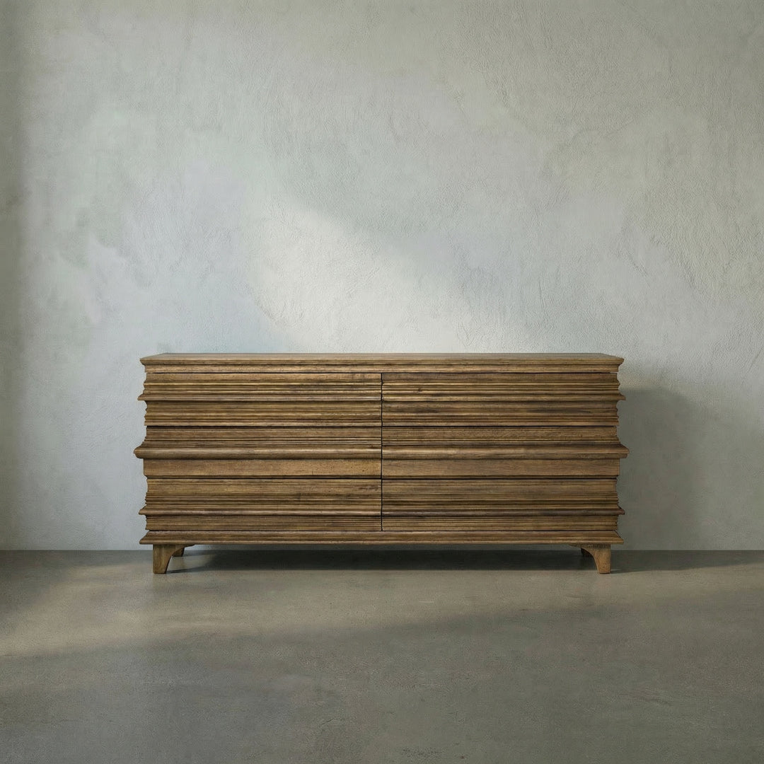 Ellie 6 Drawer, Dark Walnut
