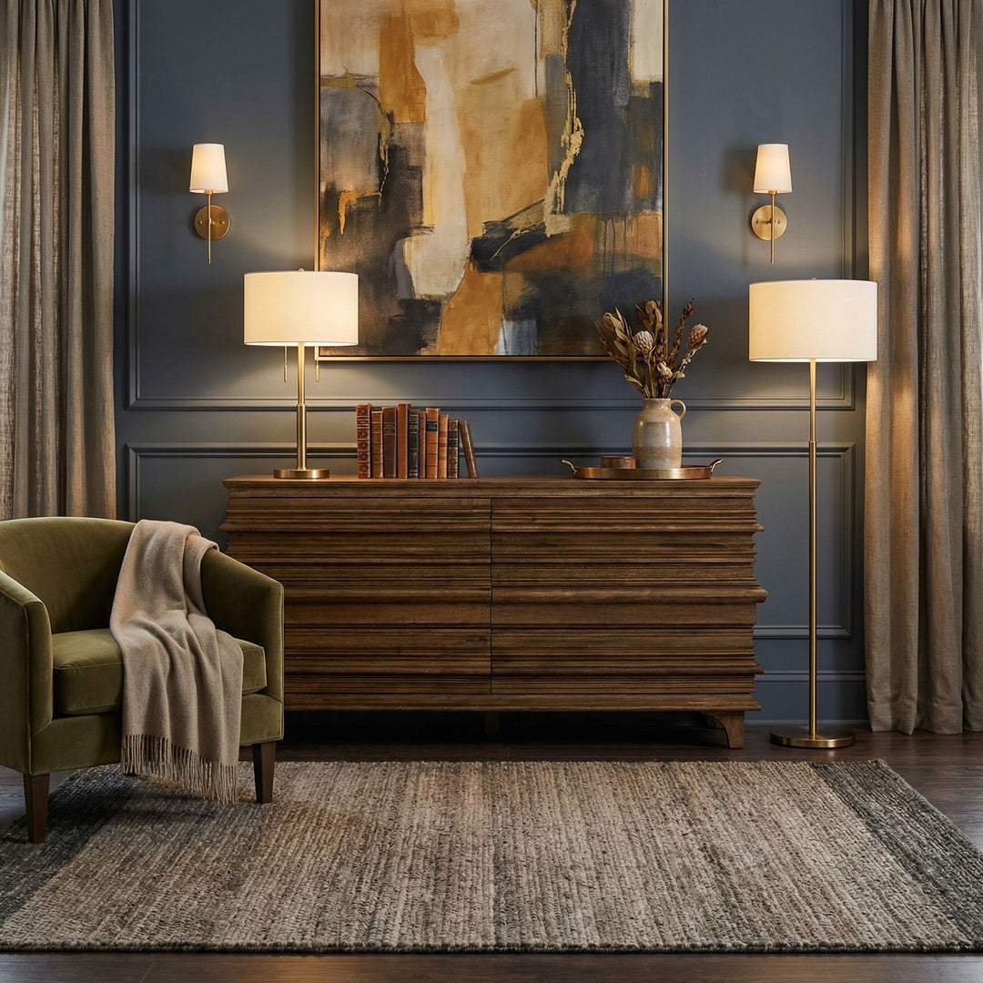 Ellie 6 Drawer, Dark Walnut