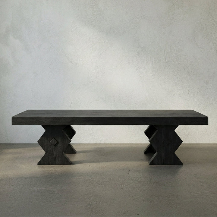 Emerson Coffee Table, Hand Rubbed Black