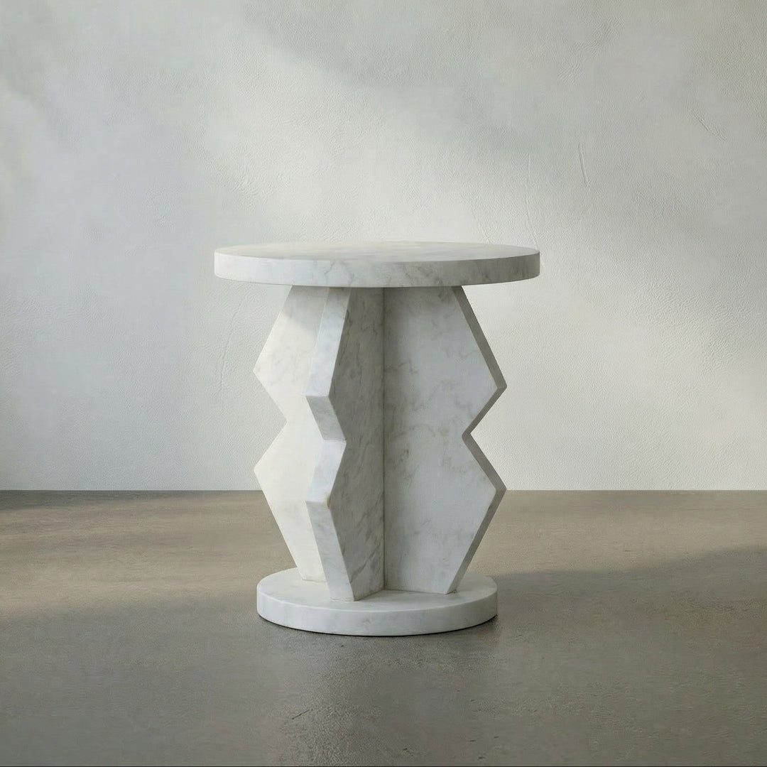 Madison Side Table, Marble