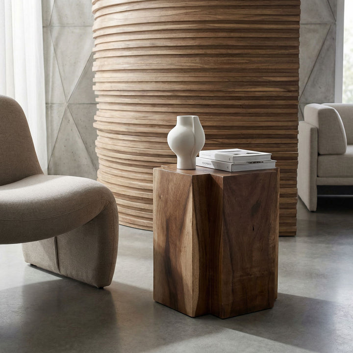 Cross Side Table, Teak