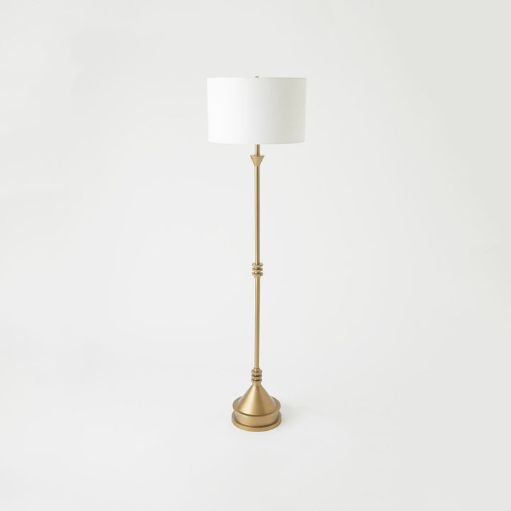 Gear Floor Lamp - Antique Brass