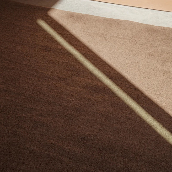 Golden Brown Earth Handtuft Rug