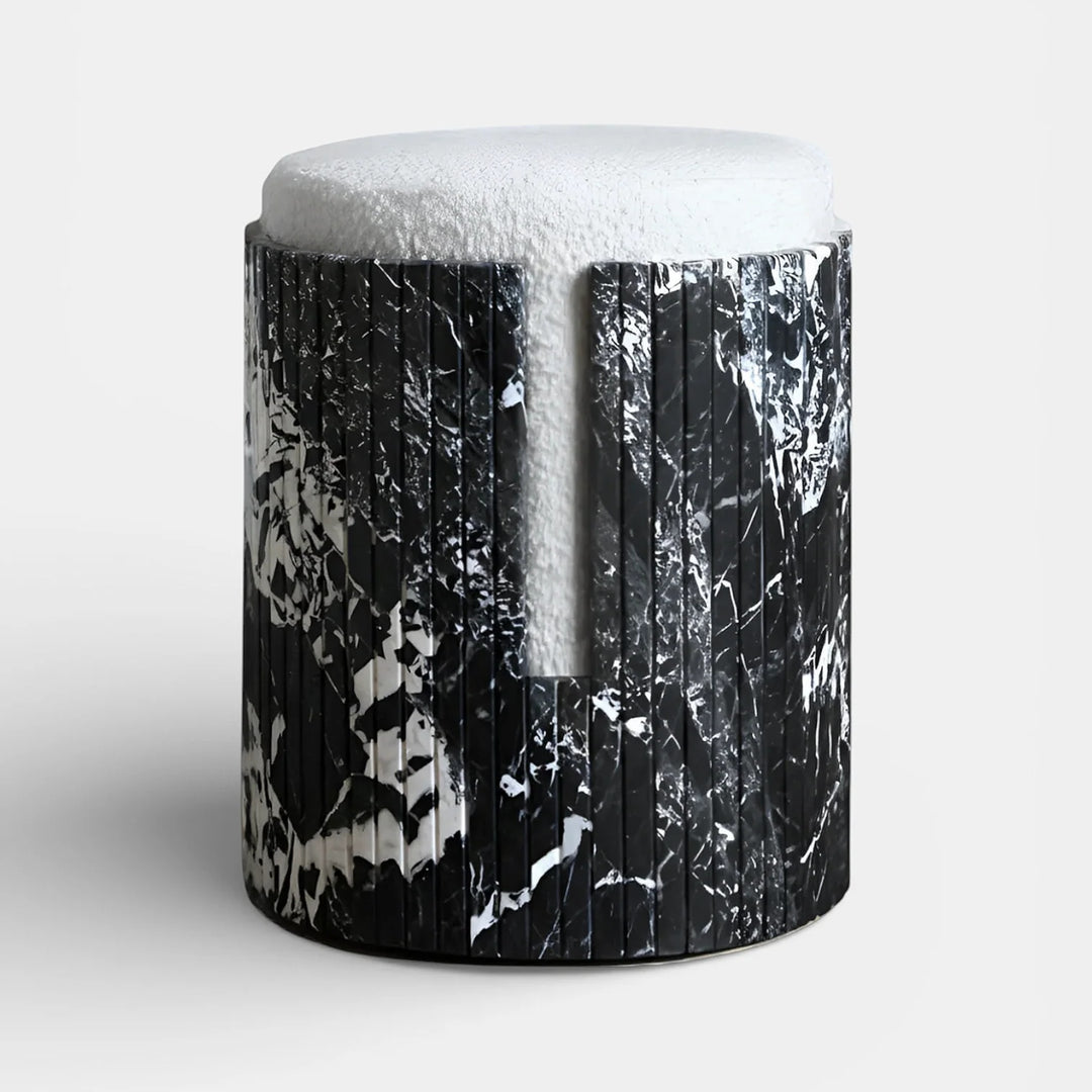 Grand Antique Marble Dolce Stool