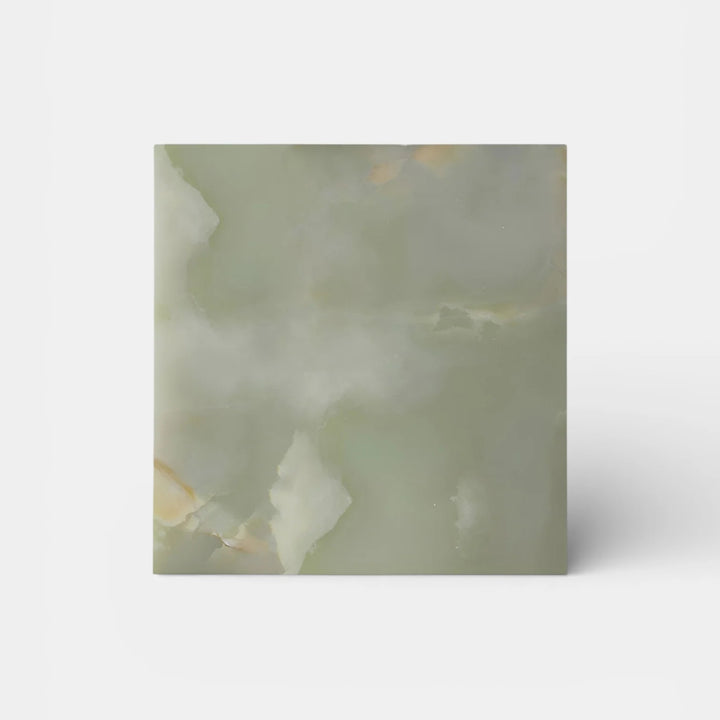Green Onyx Cube Table