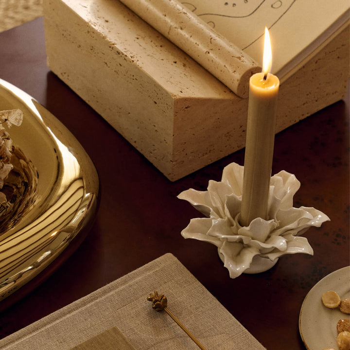 Holly Leaf Candle Holder