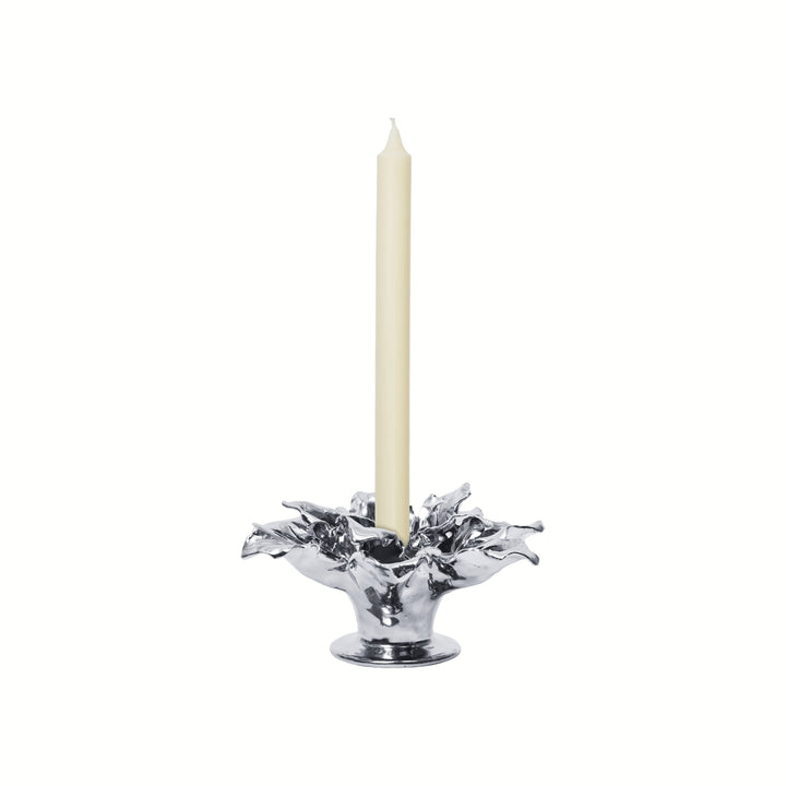 Holly Leaf Candle Holder