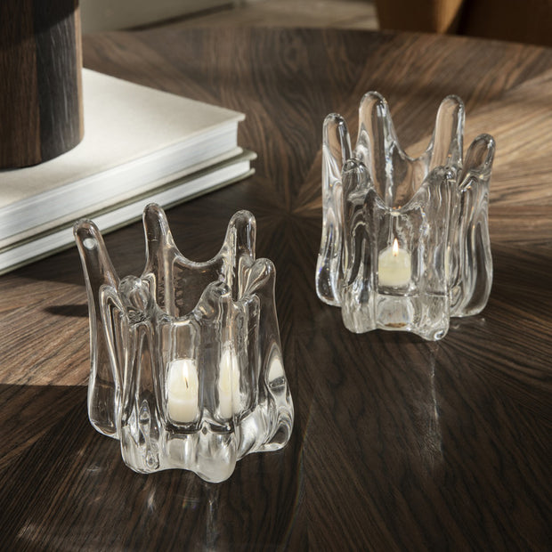 Holo Tealight Candle Holder - Clear