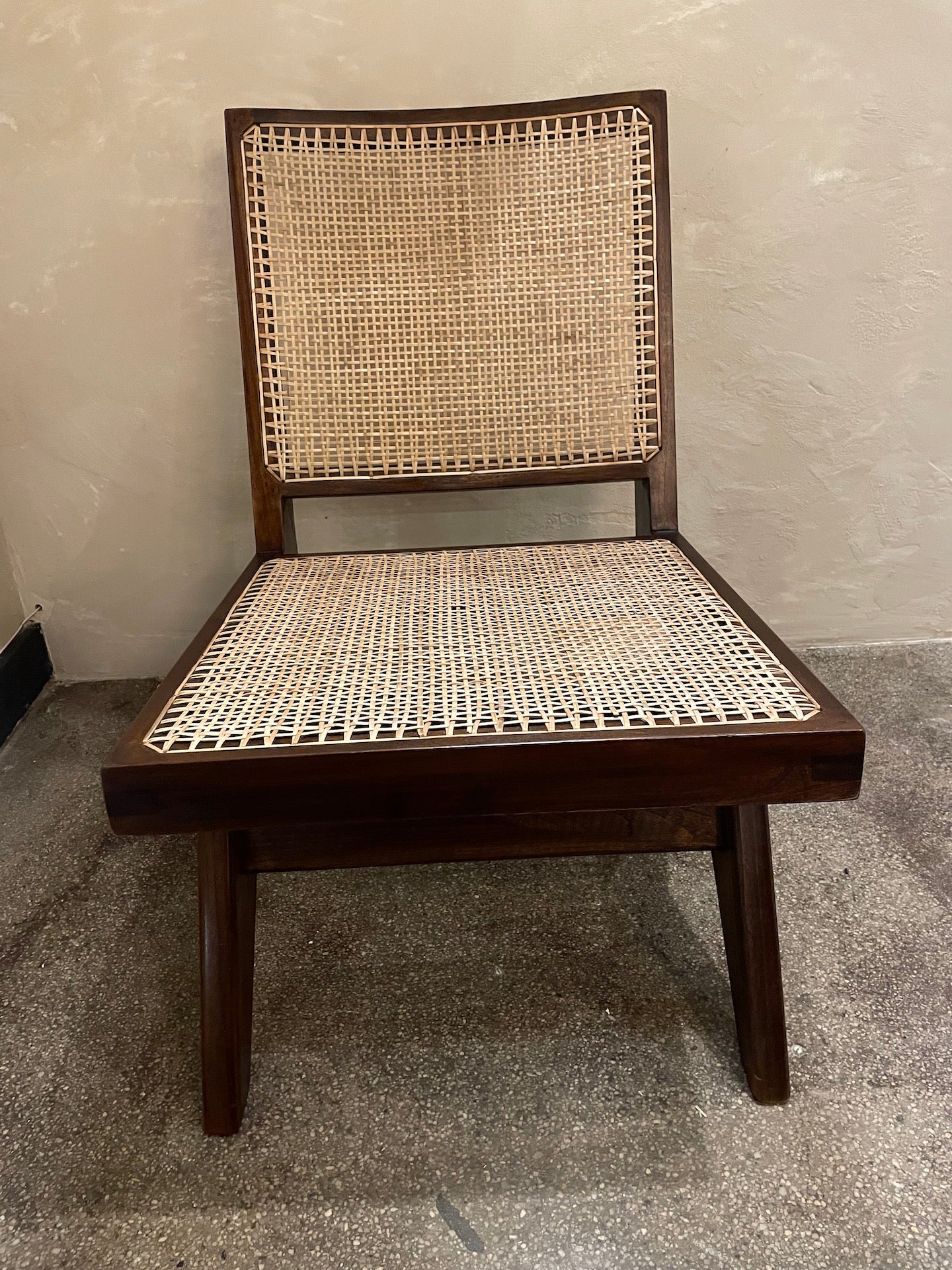 Jeanneret Armless Easy Lounge Chair - Brown - Floor Model - Grade B